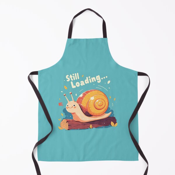 Item preview, Still Loading… – Cute Snail Slow Life Funny Illustration designed and sold by Windy-market.