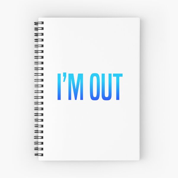 Item preview, I’m Out, Blue designed and sold by Memes N Lore .
