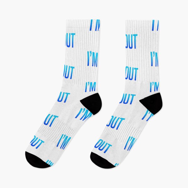 Item preview, I’m Out, Blue designed and sold by Memes N Lore .