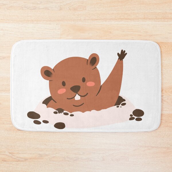 Item preview, Happy Groundhog Day 2026 Cute Punxsutawney Phil Celebration Nice to Meat You designed and sold by ChameraDesign.