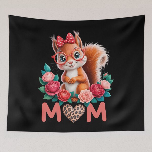 Item preview, Mom Mother's Day Squirrel Bow Tie Flowers Wild Animal Lover designed and sold by JonathalIngham.