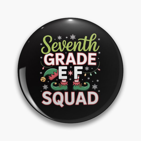 Item preview, Seventh Grade Elf Squad Christmas Gift for 7th Teacher Men Women Kids designed and sold by tlallimicrichi.