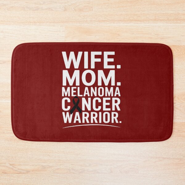Item preview, Wife Mom Melanoma Cancer Warrior Awareness Get Well Recovery designed and sold by repconomArt.