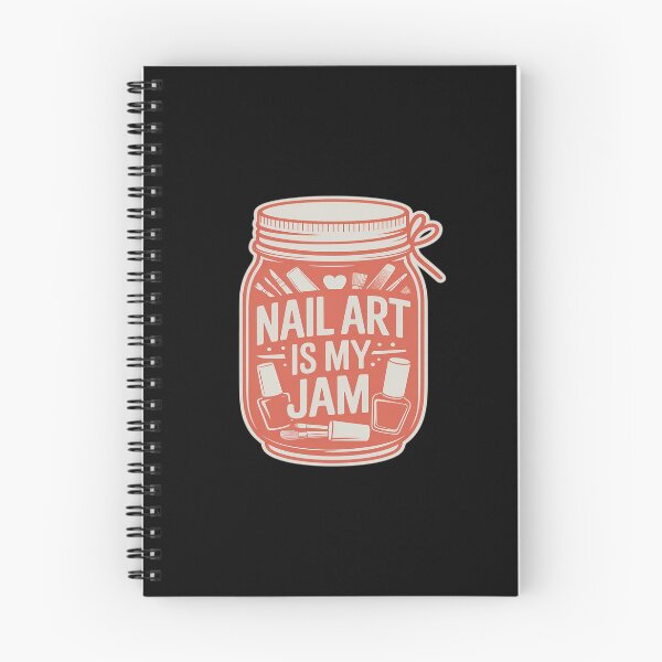 Item preview, Nail Art is My Jam Vintage Jar designed and sold by imsamaharem.