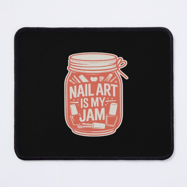 Item preview, Nail Art is My Jam Vintage Jar designed and sold by imsamaharem.