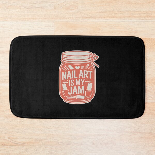 Item preview, Nail Art is My Jam Vintage Jar designed and sold by imsamaharem.