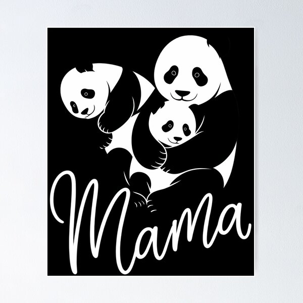 Item preview, Mama Cute Baby Panda Bear Mothers Day Mama Heart designed and sold by JonathalIngham.