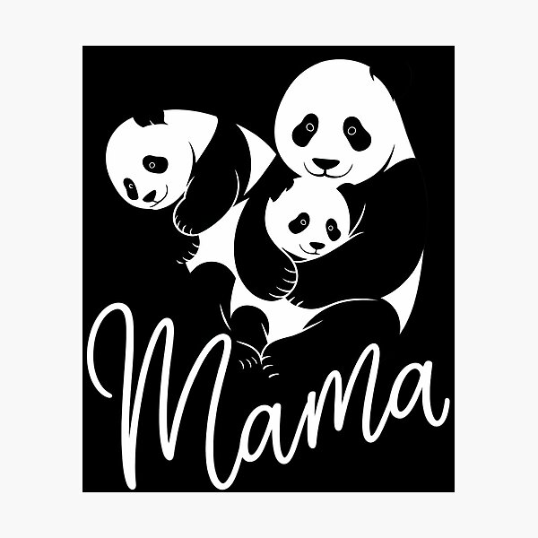 Item preview, Mama Cute Baby Panda Bear Mothers Day Mama Heart designed and sold by JonathalIngham.