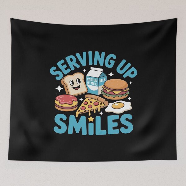 Item preview, Serving up Smiles Lunch Lady designed and sold by duolastgend.