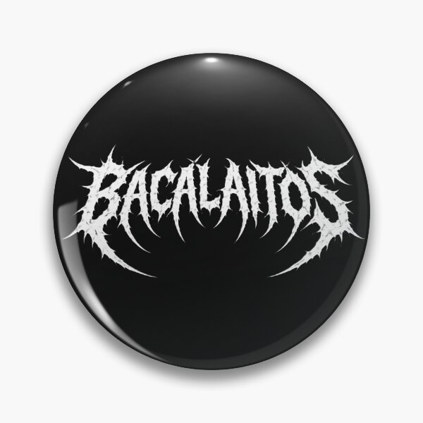 Item preview, Bacalaitos Death Metal Logo designed and sold by Benti7.