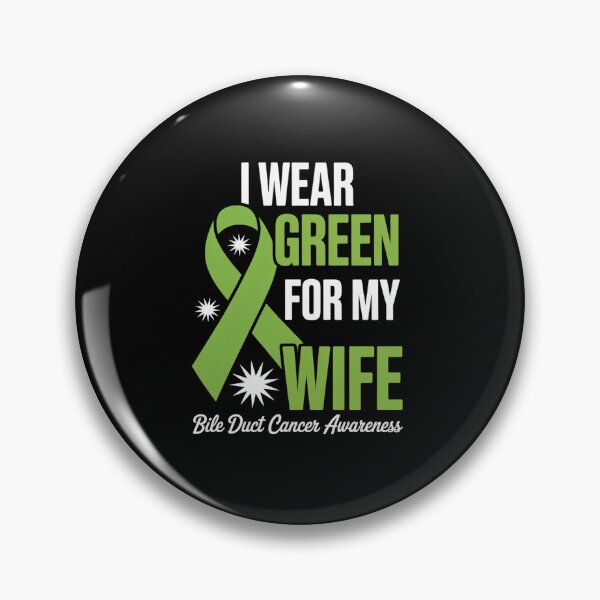 Item preview, Bile Duct Cancer Awareness Survivor Green Ribbon Wife Women designed and sold by repconomArt.