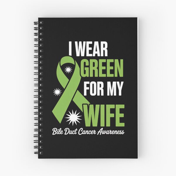 Item preview, Bile Duct Cancer Awareness Survivor Green Ribbon Wife Women designed and sold by repconomArt.