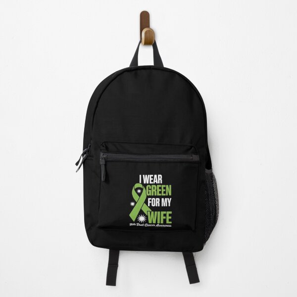 Item preview, Bile Duct Cancer Awareness Survivor Green Ribbon Wife Women designed and sold by repconomArt.