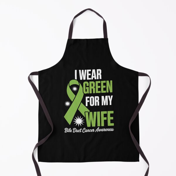 Item preview, Bile Duct Cancer Awareness Survivor Green Ribbon Wife Women designed and sold by repconomArt.