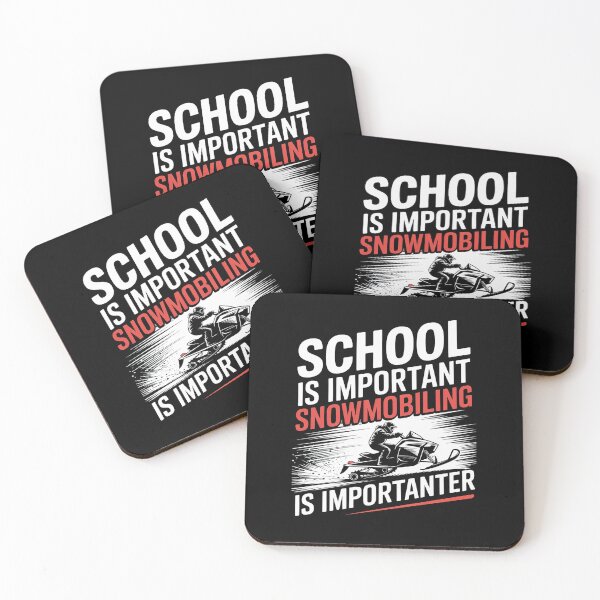 Item preview, School Is Important But Snowmobiling Is Importanter designed and sold by duolastgend.