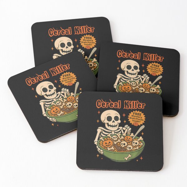 Item preview, Cereal Killer Breakfast Cereal-Bowl Cereals Skull Skeleton designed and sold by elihletoriong.