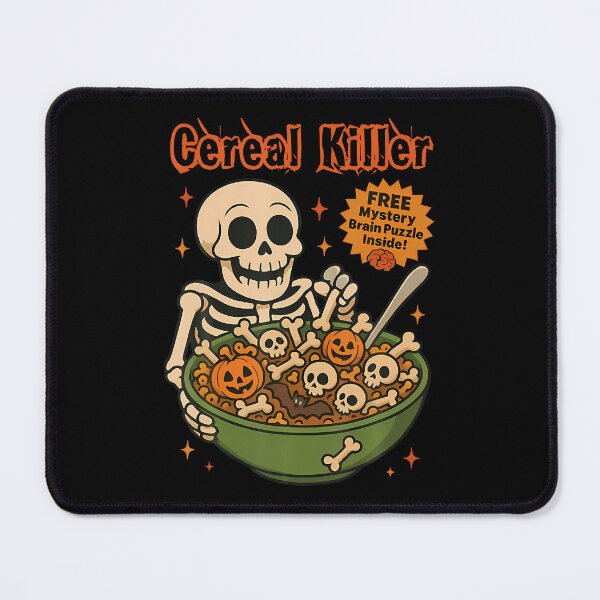 Item preview, Cereal Killer Breakfast Cereal-Bowl Cereals Skull Skeleton designed and sold by elihletoriong.