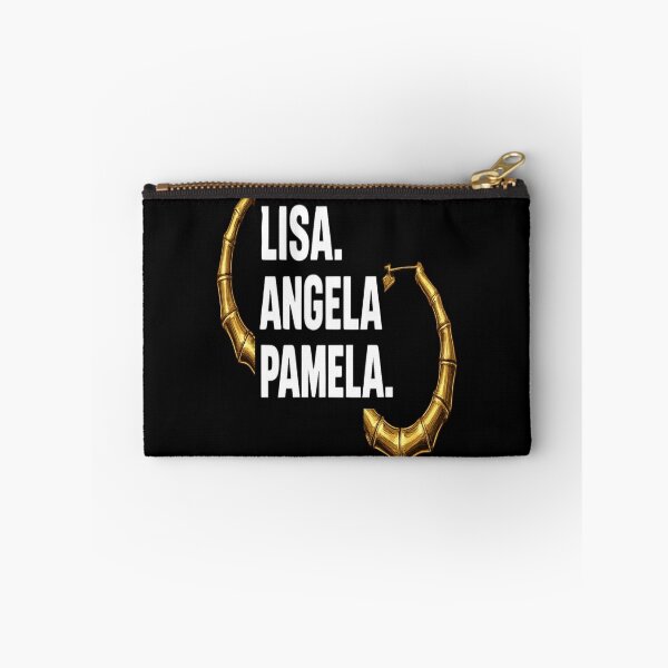 Item preview, Around The Way Girl Lisa Angela Pamela Renee Bamboo Earrings 90s Hip Hop T-Shirt designed and sold by LeighlaF45.