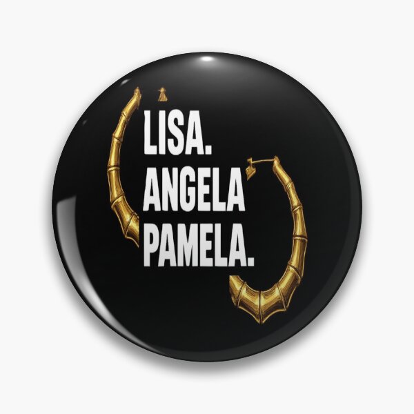 Item preview, Around The Way Girl Lisa Angela Pamela Renee Bamboo Earrings 90s Hip Hop T-Shirt designed and sold by LeighlaF45.