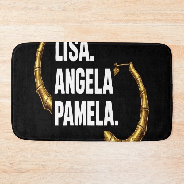 Item preview, Around The Way Girl Lisa Angela Pamela Renee Bamboo Earrings 90s Hip Hop T-Shirt designed and sold by LeighlaF45.