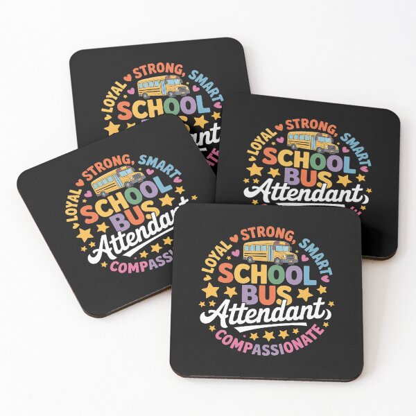 Item preview, School Bus Attendant Squad Back-to-School Matching Group Driver Bestie Because Going Crazy  Gifts designed and sold by duolastgend.