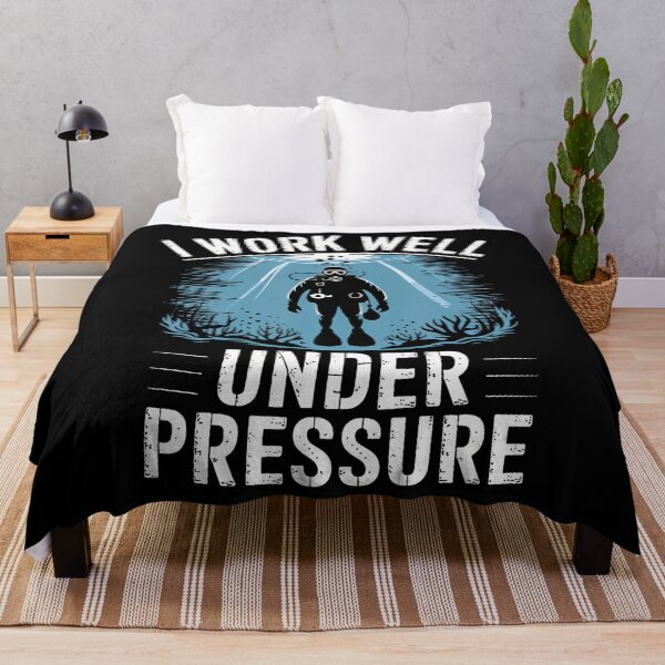 Item preview, I Work Well Under Pressure Diver Scuba Diving designed and sold by PaulaStokes2.