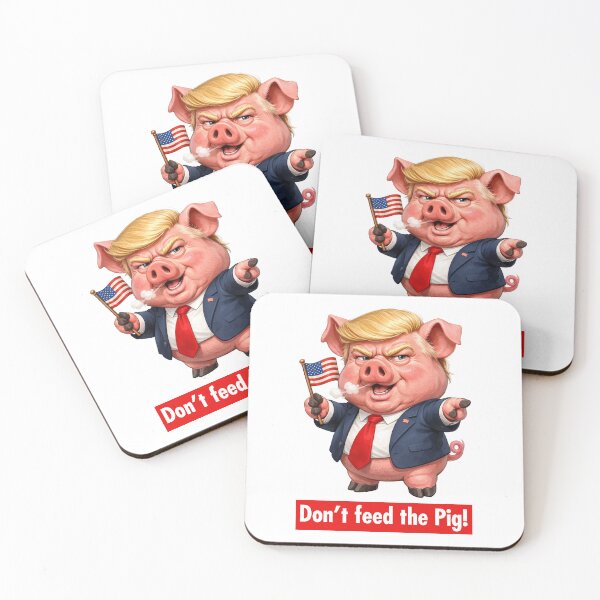 Item preview, Trumpy Pig - Don't feed the pig designed and sold by Thelittlelord.