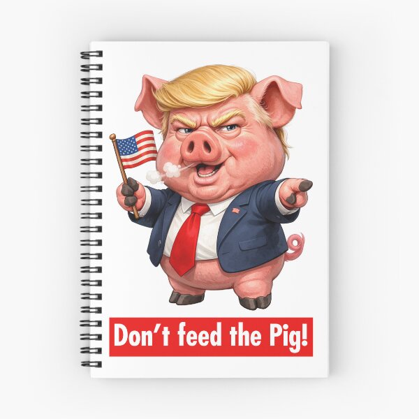 Item preview, Trumpy Pig - Don't feed the pig designed and sold by Thelittlelord.