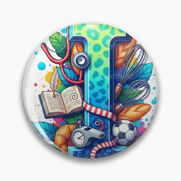 Item preview, Alphabet Fusion Art – Letter I (A–Z Collection) designed and sold by buycostarica.