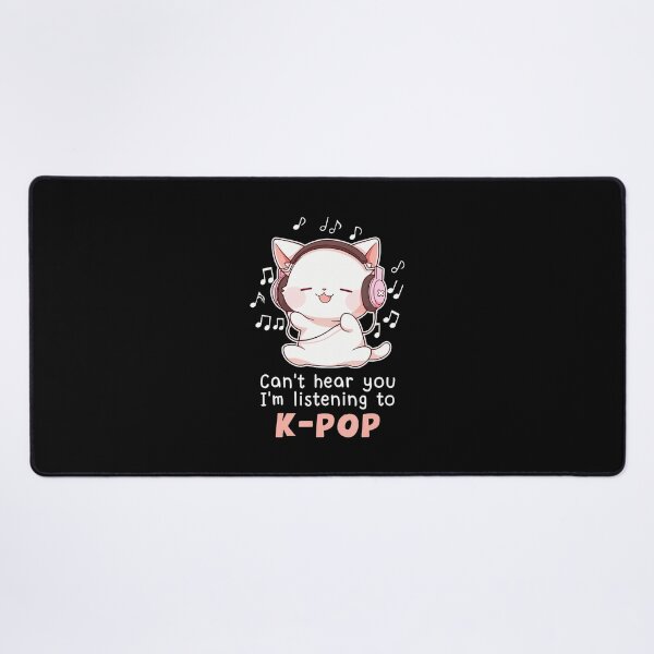 Item preview, Funny Cute Cat Lover Can't Hear You I'M Listening To K Pop designed and sold by PaulaStokes2.