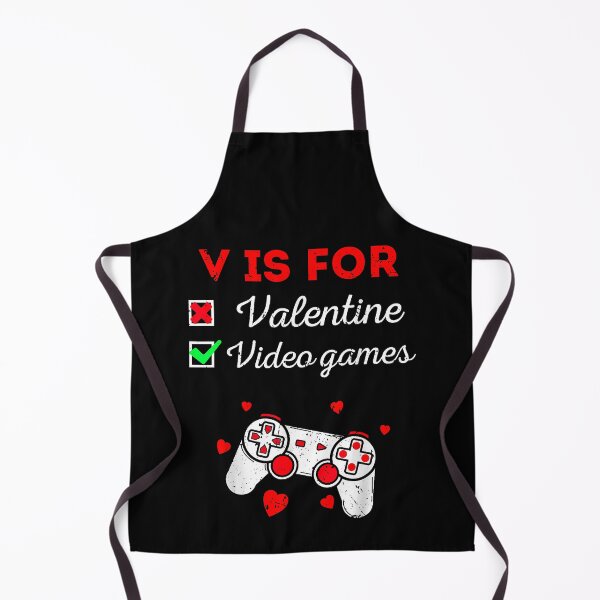 Item preview, V Is For Valentine Video Games Gamer Funny designed and sold by MerchDeviant.