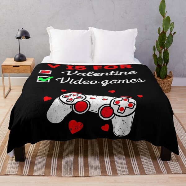 Item preview, V Is For Valentine Video Games Gamer Funny designed and sold by MerchDeviant.