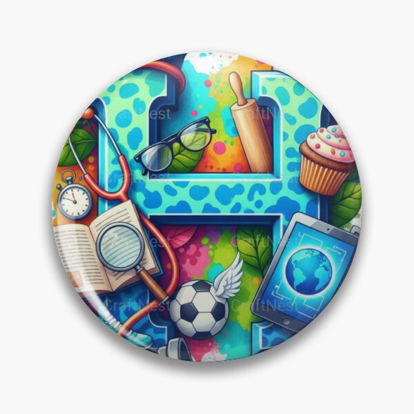 Item preview, Alphabet Fusion Art – Letter H (A–Z Collection) designed and sold by buycostarica.