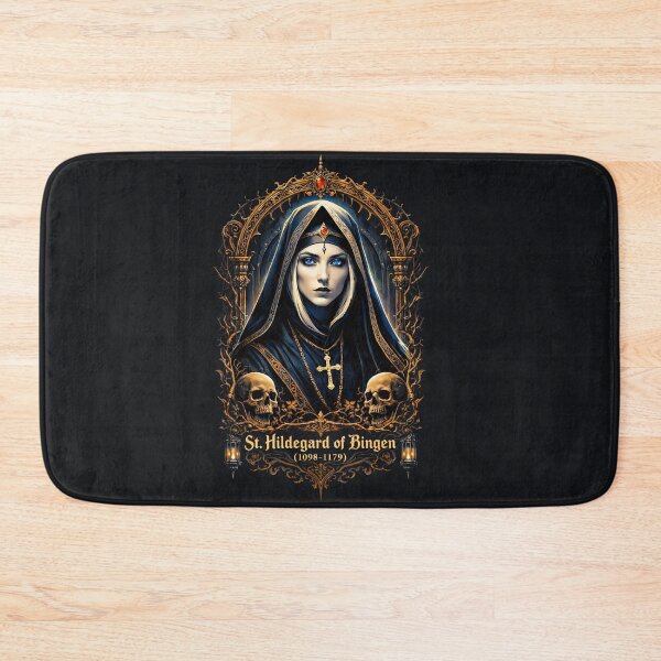 Item preview, Hildegard Noir — Gothic Saint Emblem designed and sold by Sanctum Icons.