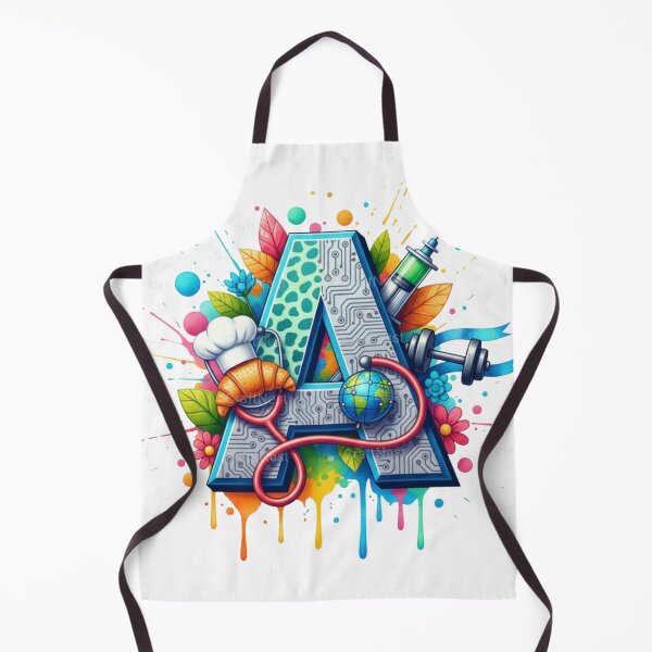 Item preview, Alphabet Fusion Art – Letter A (A–Z Collection) designed and sold by buycostarica.