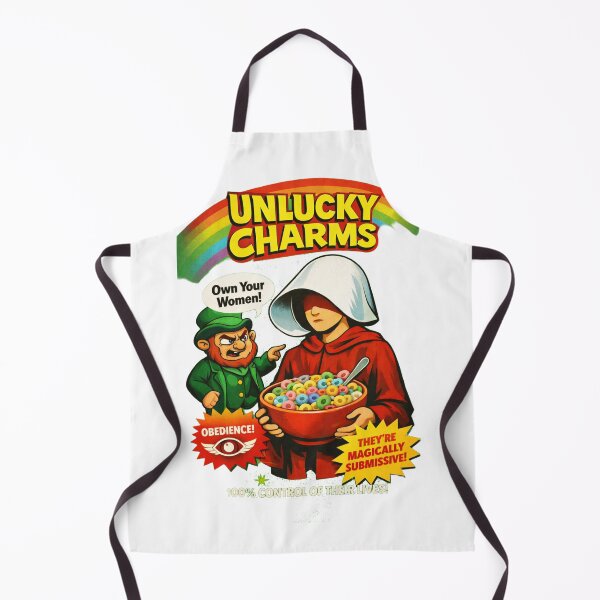 Item preview, Unlucky Charms – Handmaid’s Tale Satire Cereal Art designed and sold by KriticalDesigns.