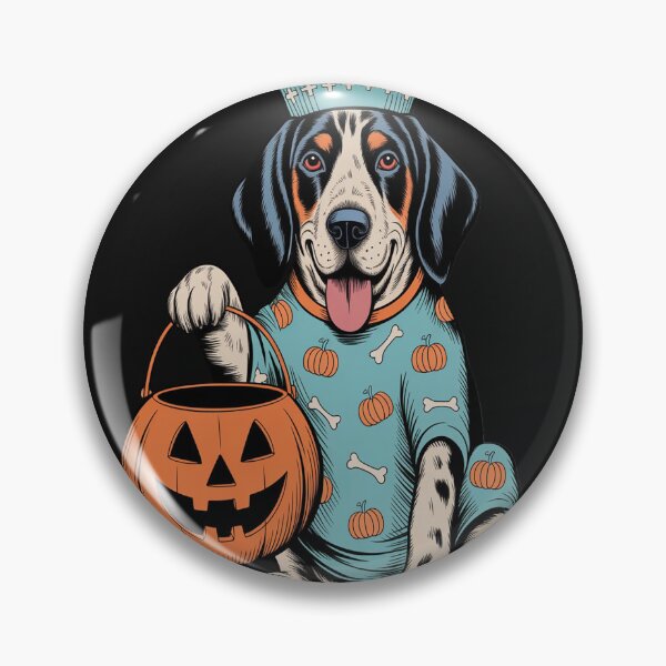 Item preview, Halloween Blue tick Coonhound designed and sold by Rackaam.