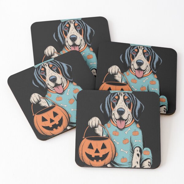 Item preview, Halloween Blue tick Coonhound designed and sold by Rackaam.