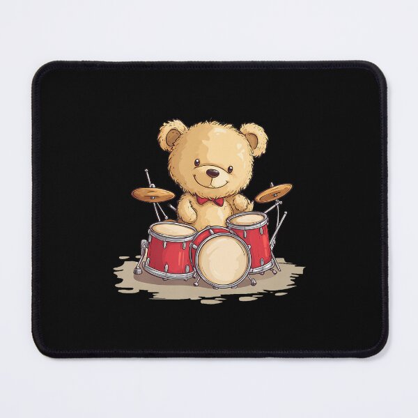 Item preview, Unleash The Beat With This Teddy Bear Drummer designed and sold by PaulaStokes2.