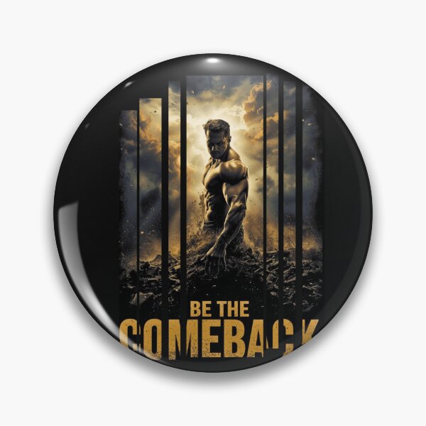 Item preview, Be The Comeback – Motivational Fitness Artwork | Empowering Gym Design designed and sold by Lion's Scar Store.