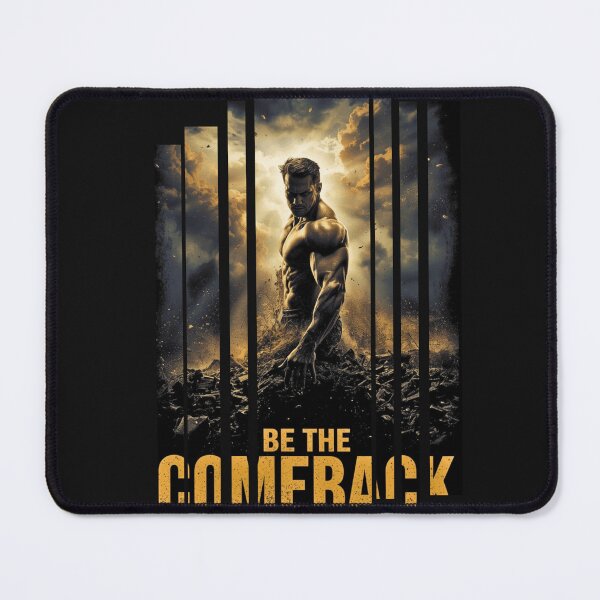 Item preview, Be The Comeback – Motivational Fitness Artwork | Empowering Gym Design designed and sold by Lion's Scar Store.