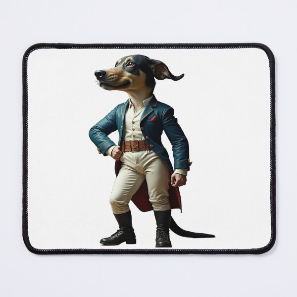 Item preview, Dog posing as Napoleon Bonaparte Historic Figure - Animals Art Collection designed and sold by SpektroDesign.