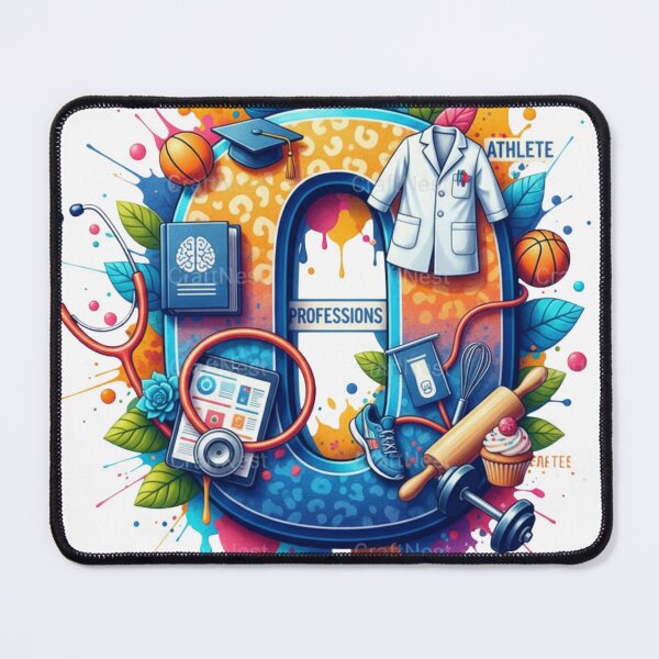 Item preview, Alphabet Fusion Art – Letter O (A–Z Collection) designed and sold by buycostarica.