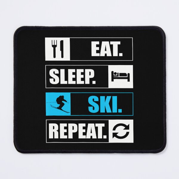 Item preview, Eat Sleep Ski Repeat Snow Fun designed and sold by prabuniard.