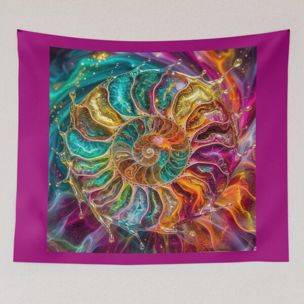 Item preview, Abstract Ammonite Spiral designed and sold by Tridentulus.
