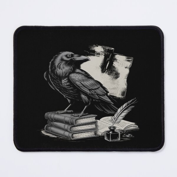 Item preview, Nevermore Once Upon a Midnight Dreary Gothic Raven designed and sold by Slwankol.