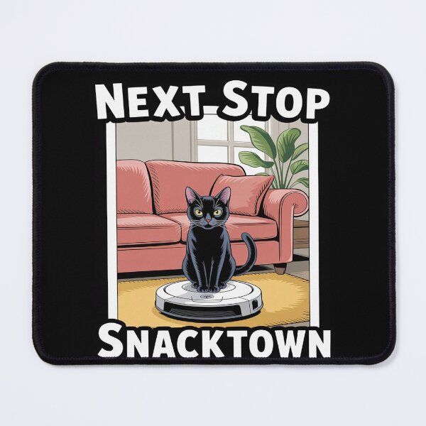 Item preview, Next Stop Snacktown Cat Robot Vacuum Cleaner Cat designed and sold by Slwankol.