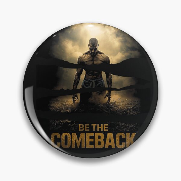 Item preview, Be The Comeback 3– Motivational Fitness Artwork | Empowering Gym Design designed and sold by Lion's Scar Store.
