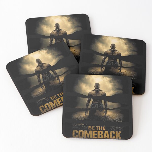 Item preview, Be The Comeback 3– Motivational Fitness Artwork | Empowering Gym Design designed and sold by Lion's Scar Store.