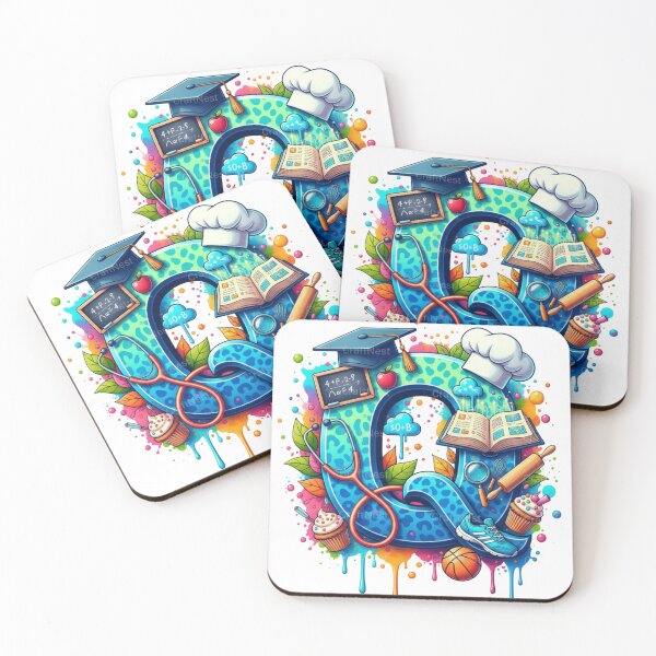 Item preview, Alphabet Fusion Art – Letter Q (A–Z Collection) designed and sold by buycostarica.